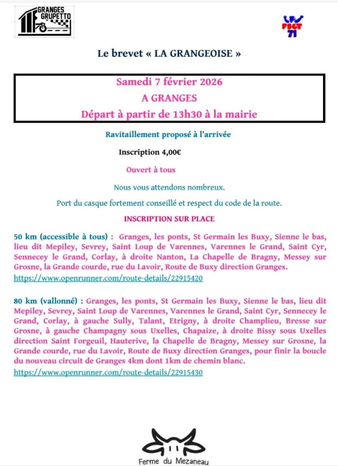 Brevet de Granges 2026